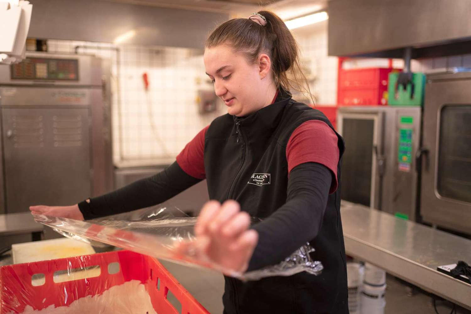 Bente Nielsen startede i slagterbutikken som 16-årig.
