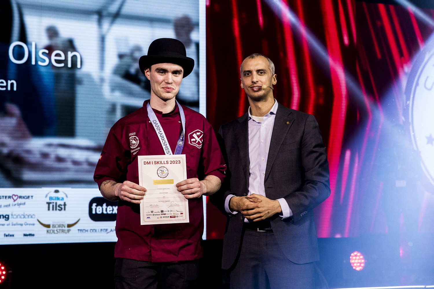 Vinder af DM i Skills 2023 for gourmetslagtere.