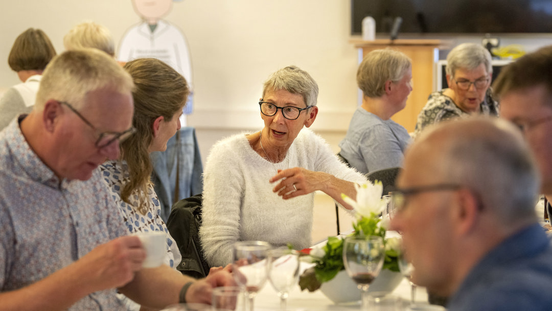 For mange var jubilæumsfesten et glædeligt gensyn med gamle kolleger