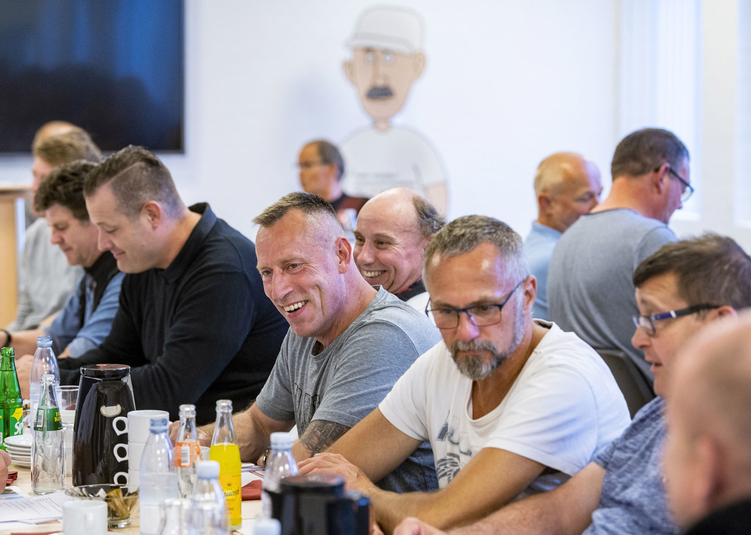 Der blev lyttet intenst på generalforsamlingen.